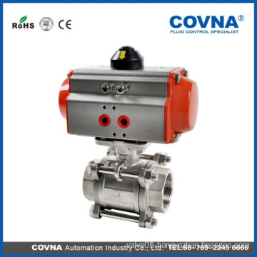 3-PC Pneumatic Control ball Valve